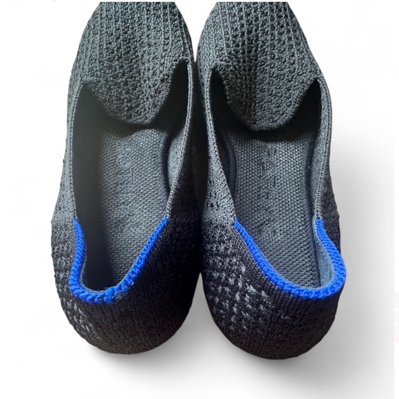 Rothy's The Loafer - Black and Blue Women's Flats size 5.5 - Picture 2 of 6